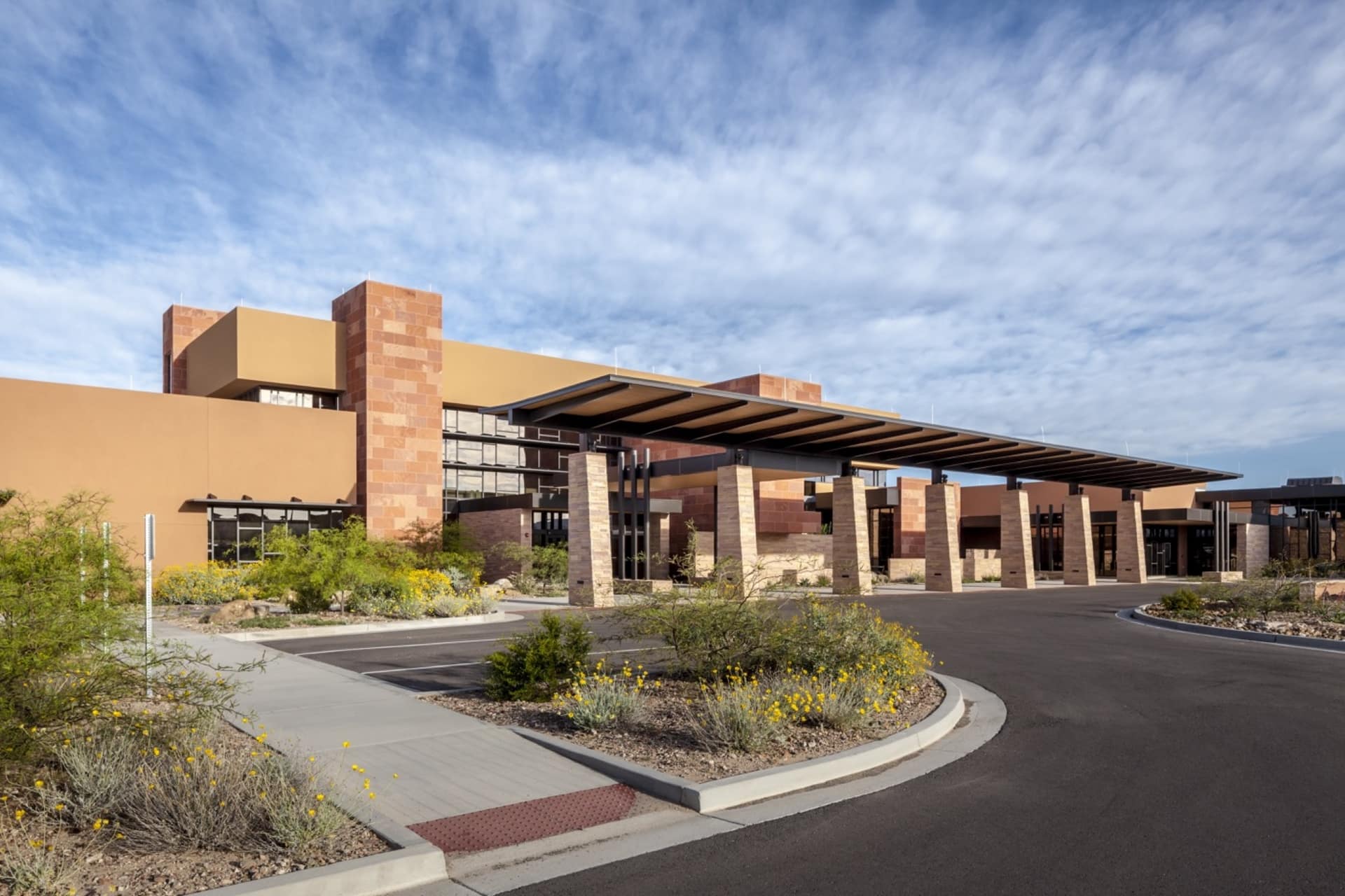 San Carlos Apache Healthcare center main entrance